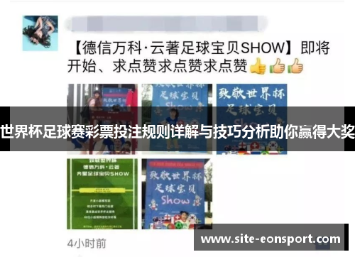 世界杯足球赛彩票投注规则详解与技巧分析助你赢得大奖