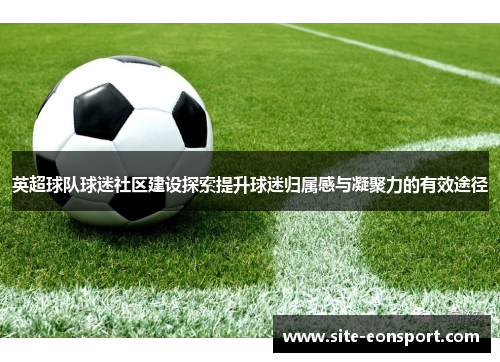 英超球队球迷社区建设探索提升球迷归属感与凝聚力的有效途径
